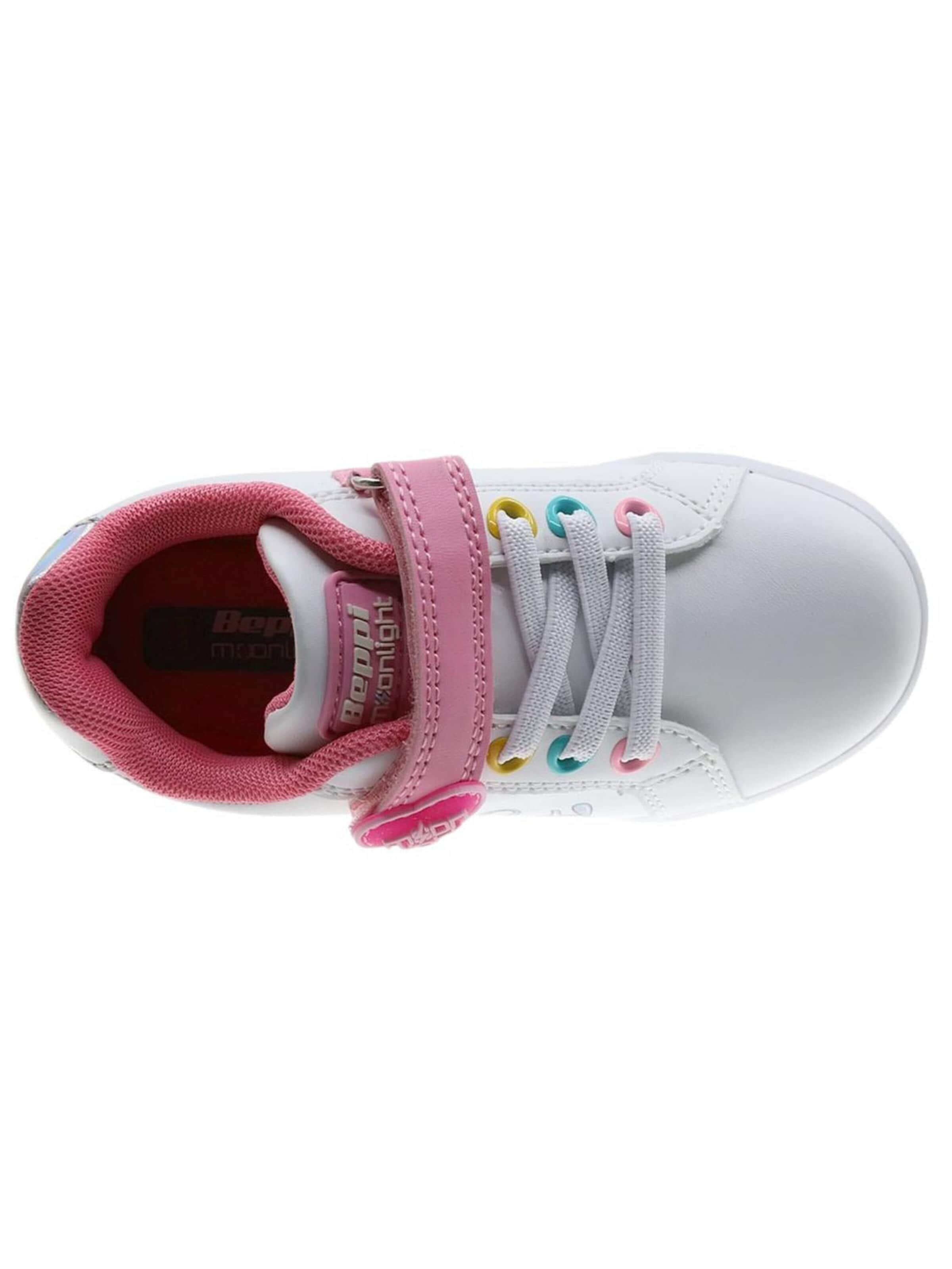 Beppi Sneakers 'Lighting Shoes' in Wit