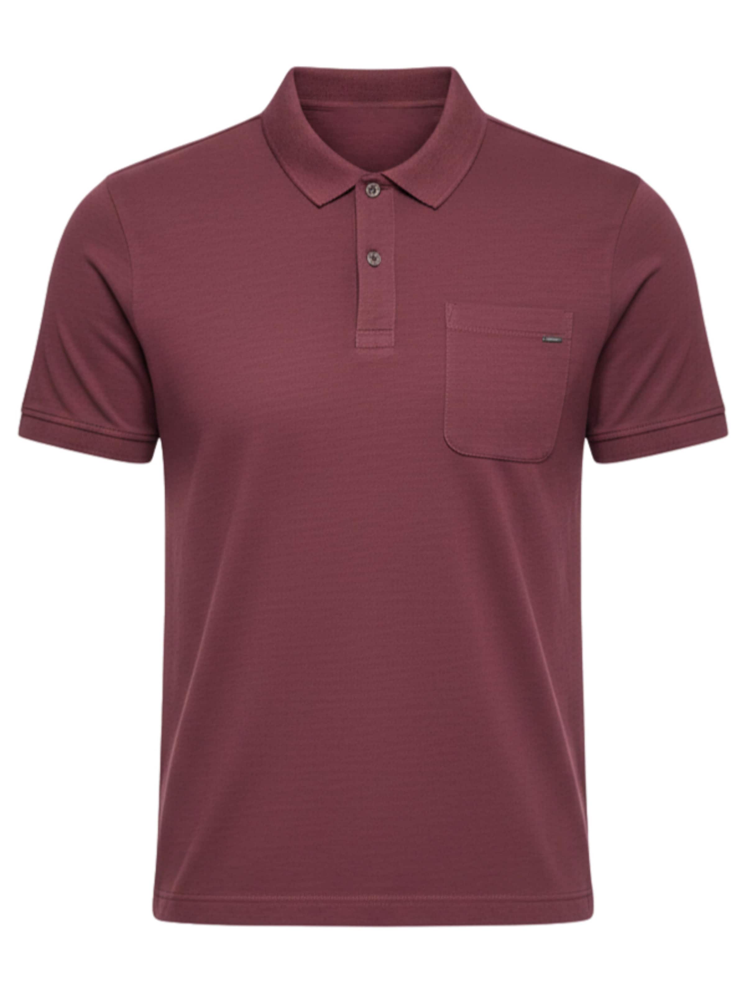 Ombre Shirt in Rood: voorkant