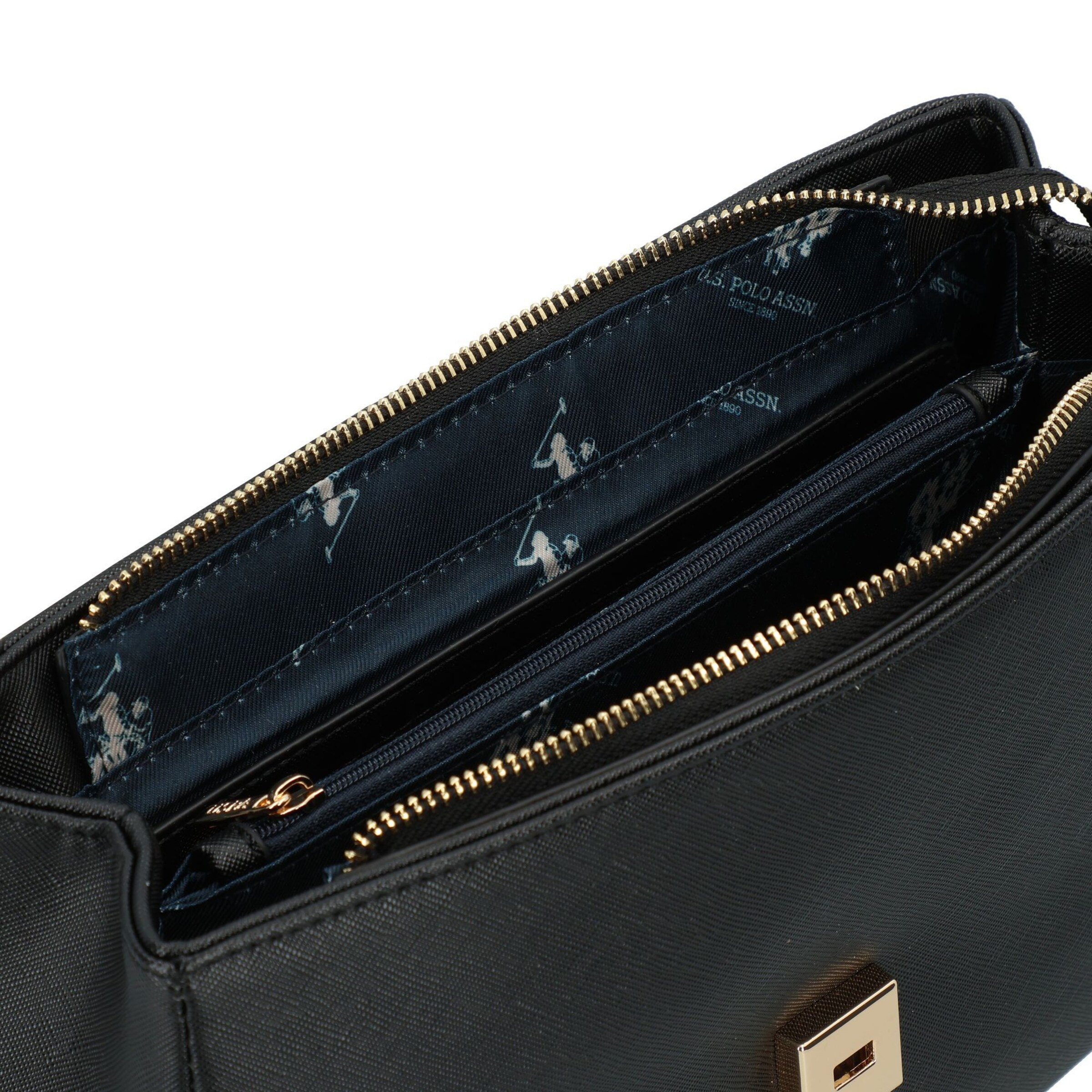 U.S. POLO ASSN. Torba na ramię 'Jones' w kolorze czarny