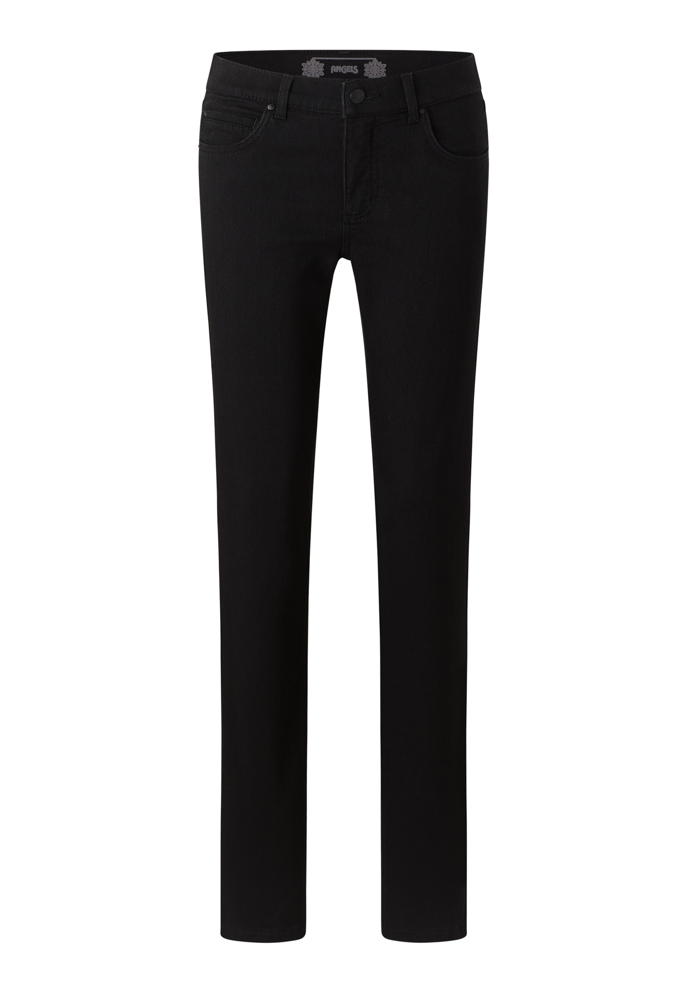 Angels Slimfit Jeans 'Cici' in Schwarz: Vorderseite