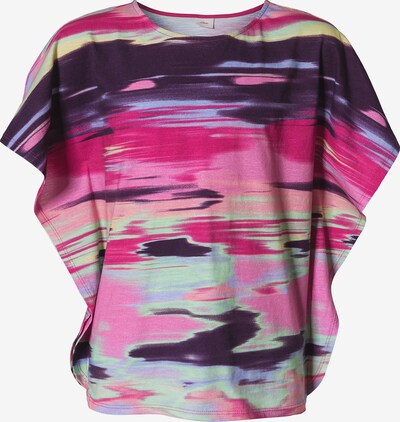 s.Oliver T-Shirt en vert / violet / orange / rose, Vue avec produit