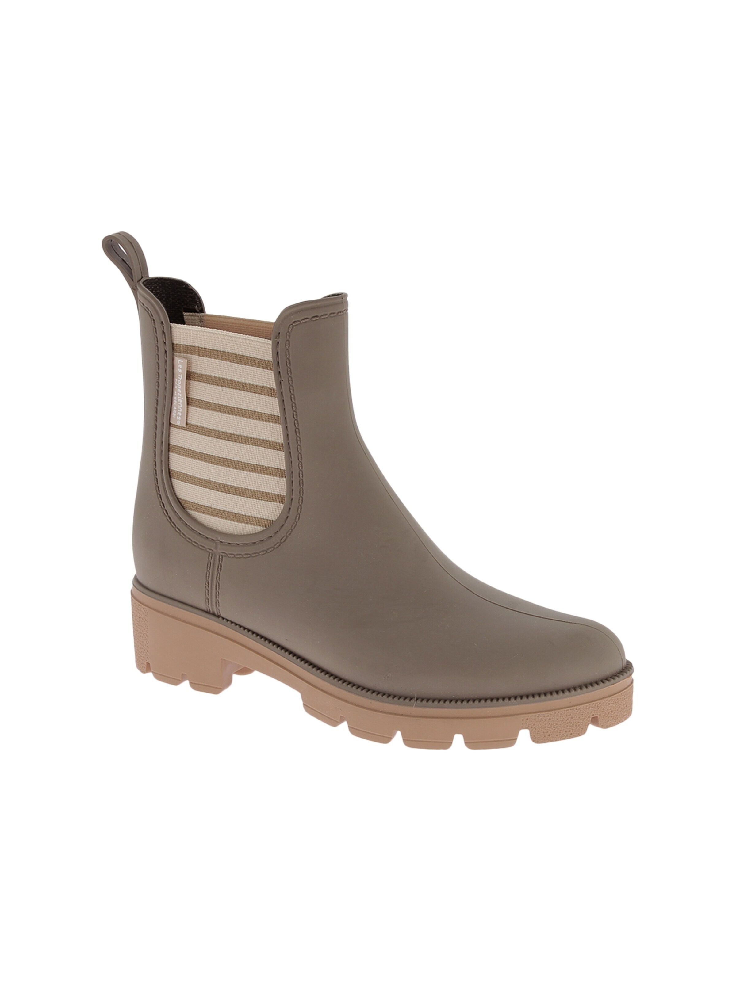 Les Tropéziennes - Botas de tobillo 'Noura-Stiefeletten zum Hineinschlüpfen von M. Berlarbi' en marrón: frente