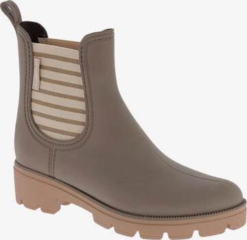 Les Tropéziennes - Botas de tobillo 'Noura-Stiefeletten zum Hineinschlüpfen von M. Berlarbi' en marrón: frente