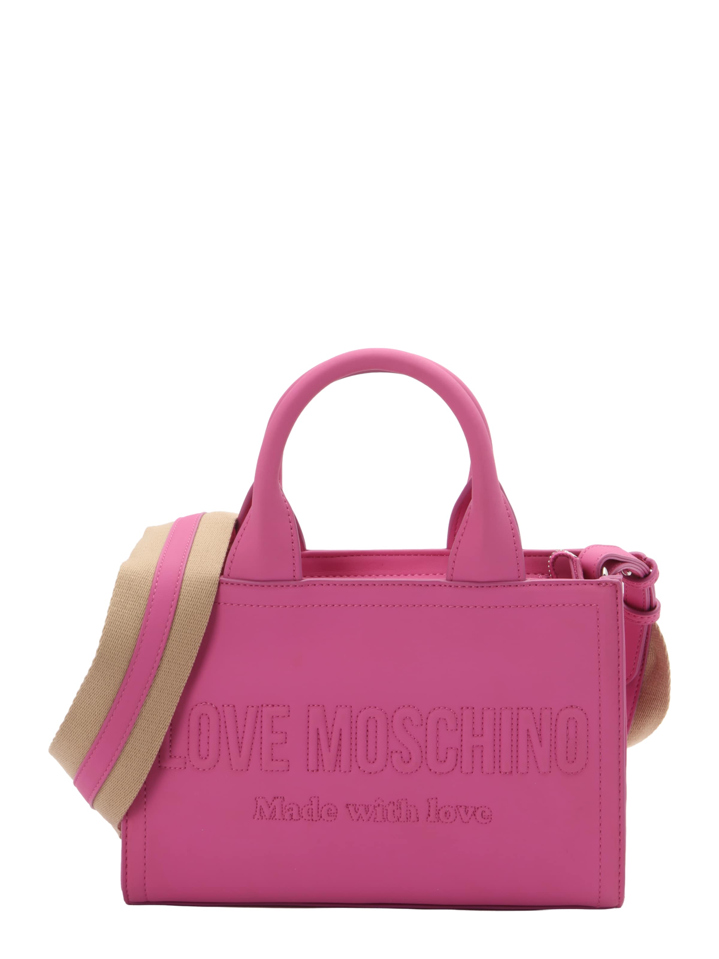 Love Moschino Τσάντα χειρός σε ροζ: μπροστά