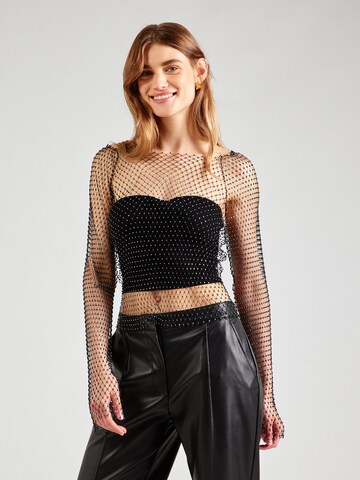 MYLAVIE by Sarah Harrison Top in Schwarz: Vorderseite