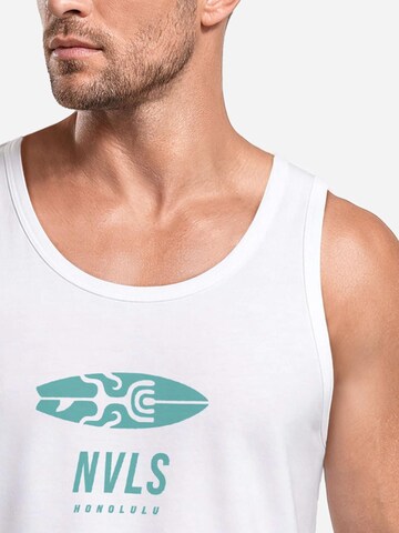 Neverless Shirt 'Honolulu Turtel' in Weiß