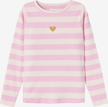 NAME IT Shirt 'FILLE' in Roze: voorkant