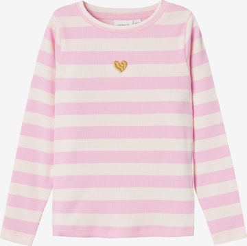 NAME IT Shirt 'FILLE' in Roze: voorkant