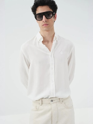 Regular fit Camicia di Giesto in bianco