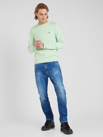 BOSS Green Pullover 'Ever-X' in Grün