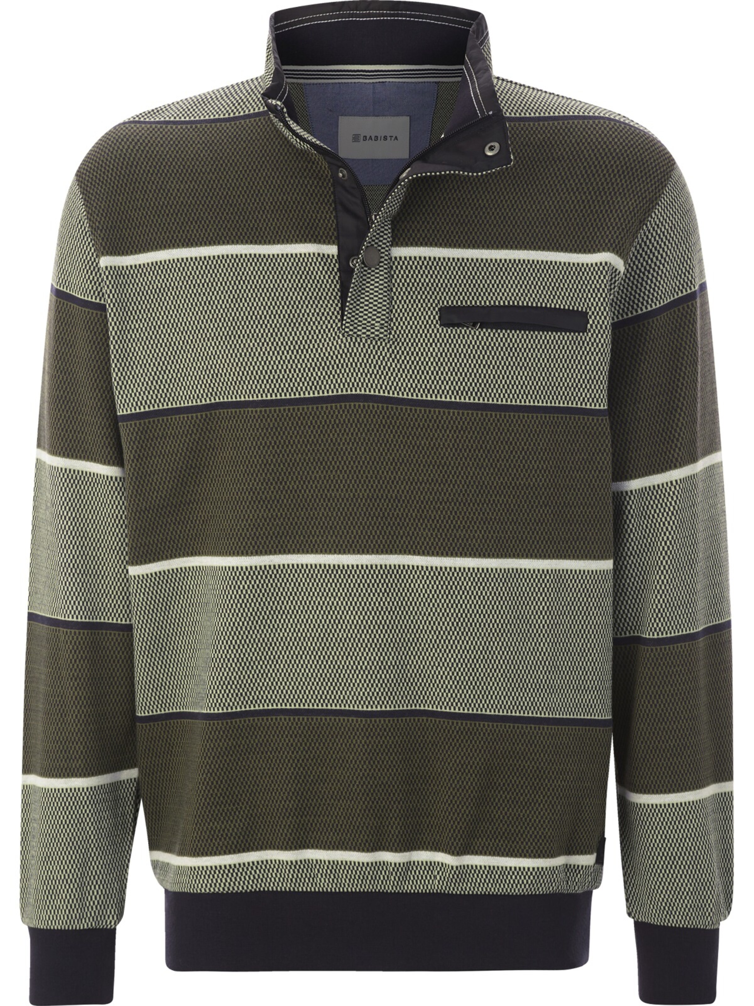 BABISTA Sweatshirt 'Nicolao' in Green: front