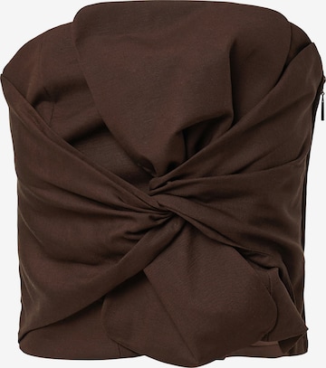 Haut 'Comma x Füsun Lindner' COMMA en marron : devant