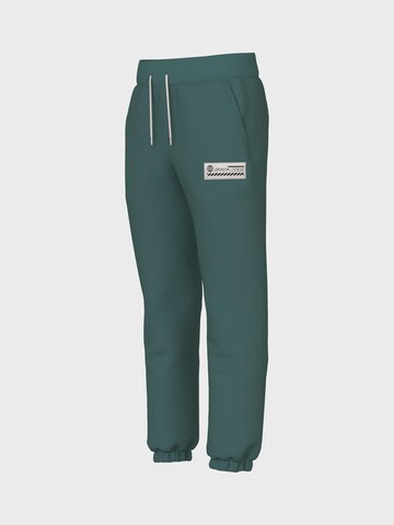 Tapered Pantaloni 'Teon' di NAME IT in verde