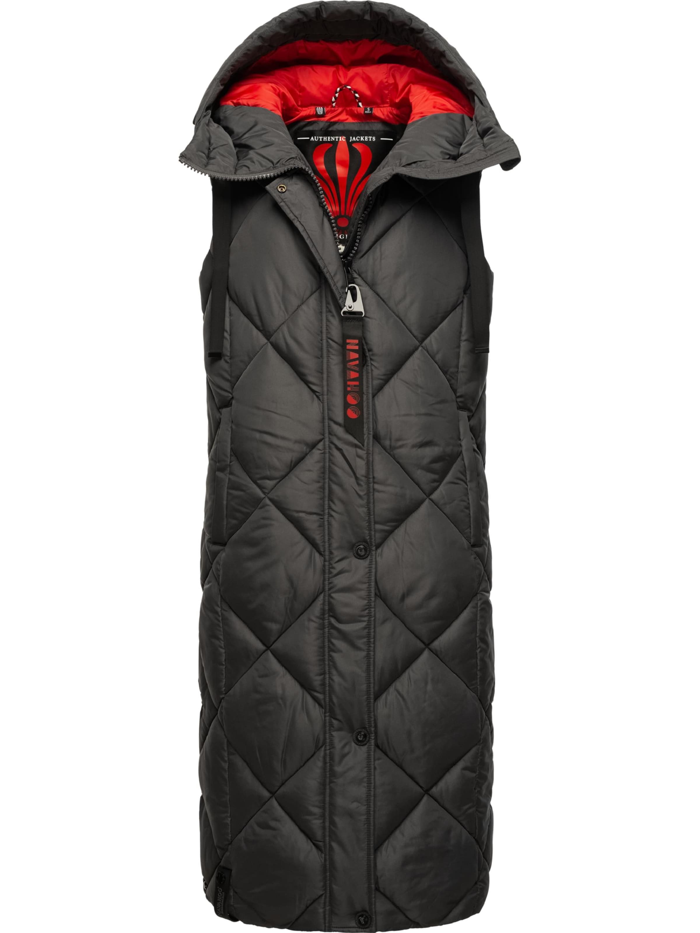 NAVAHOO Vest 'Schnuckel' in Grey