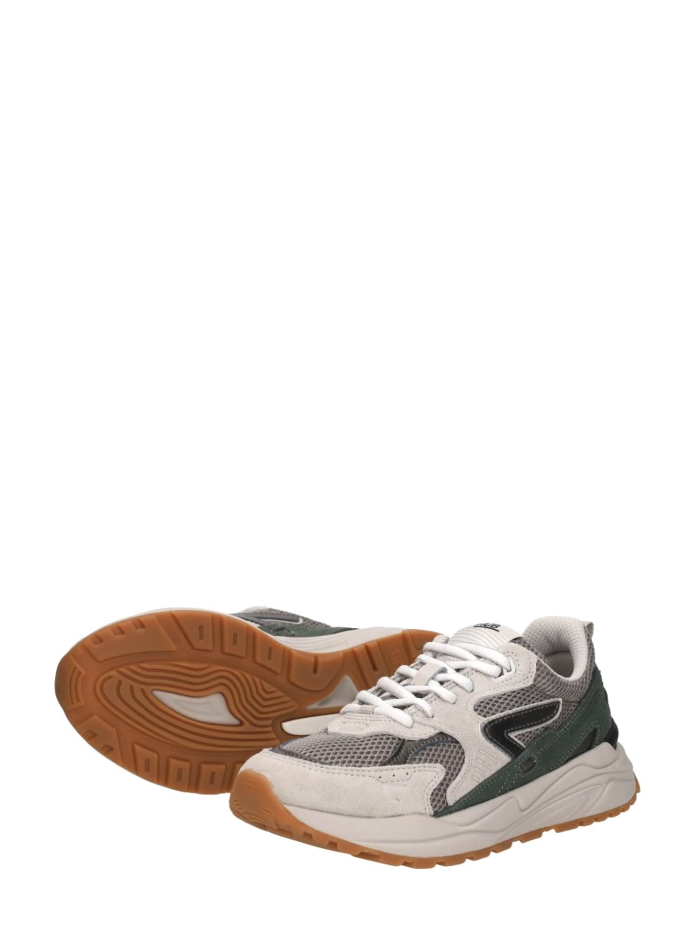 HUB Sneakers laag 'Grid' in Grijs