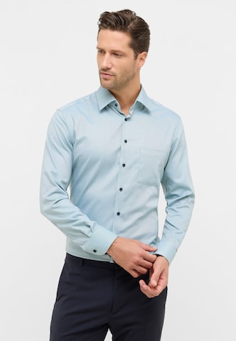 ETERNA Regular fit Business Shirt in Green: front