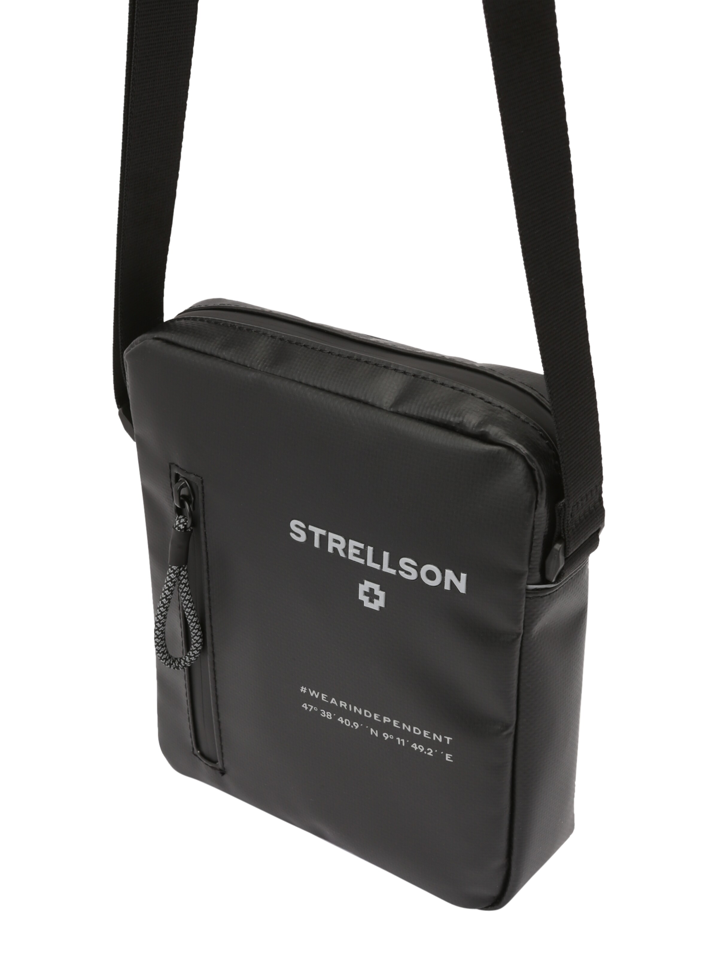 STRELLSON Válltáska 'Stockwell 2.0 Marcus' - fekete: elől