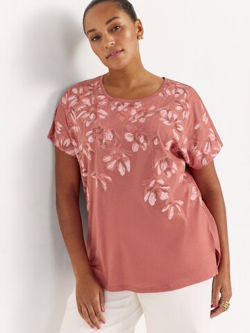 T-shirt Cellbes of Sweden en rose : devant