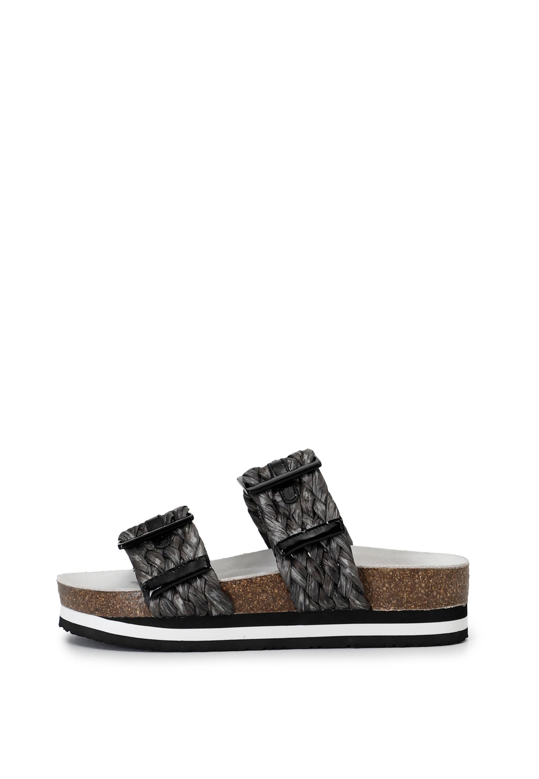 Ciabatta di CAFè NOIR in nero: frontale