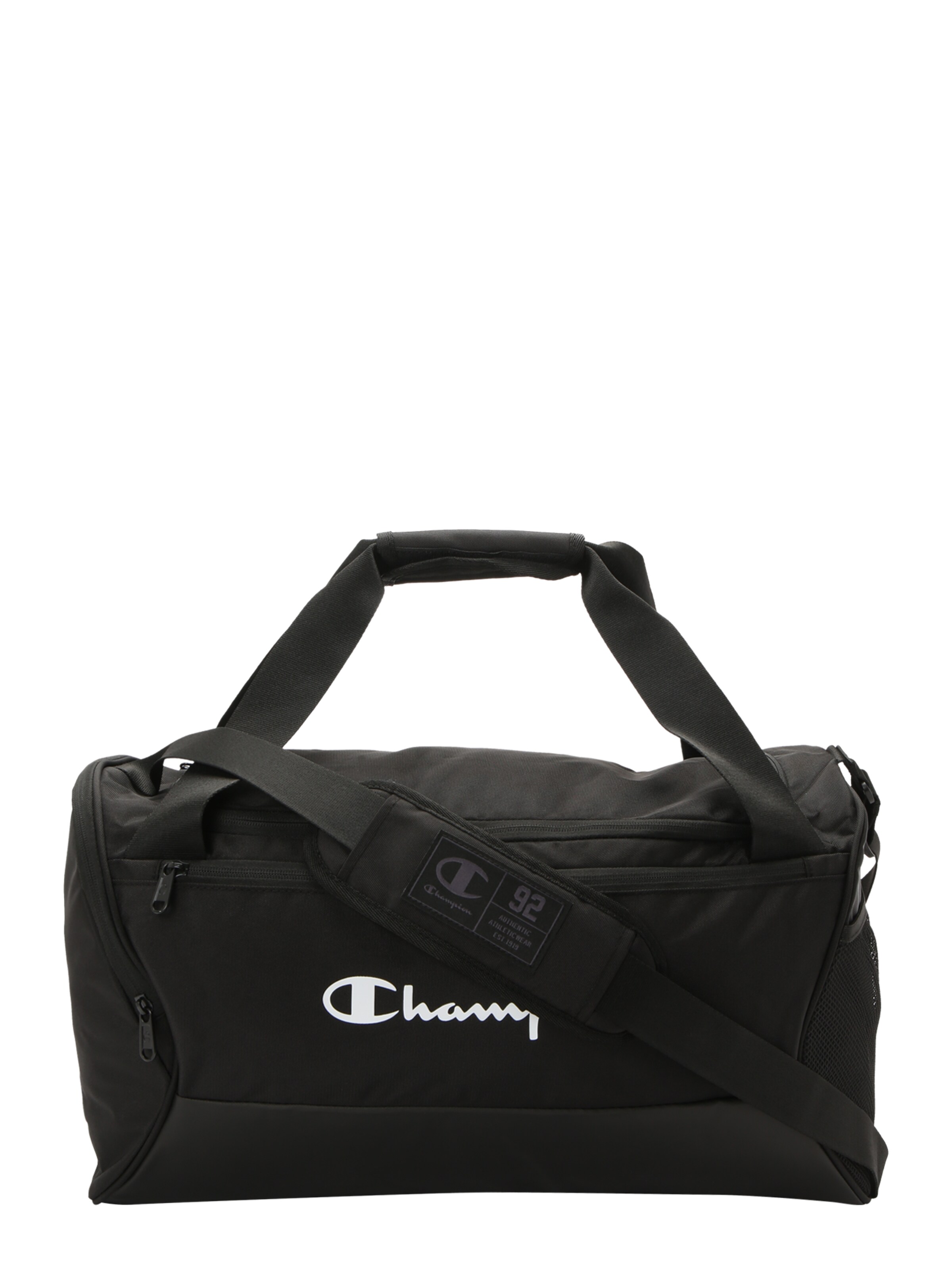 Champion Authentic Athletic Apparel Matkakassi värissä musta: etupuoli