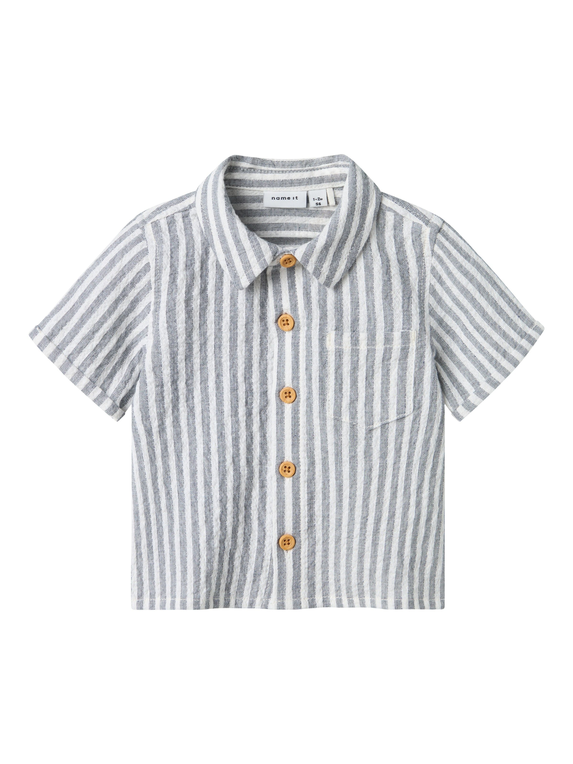 NAME IT Regular fit Πουκάμισο 'NBMFEDENIS' σε μπλε: μπροστά