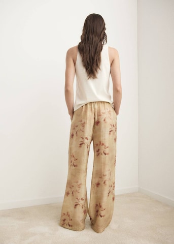MANGO Pyjamahose in Beige