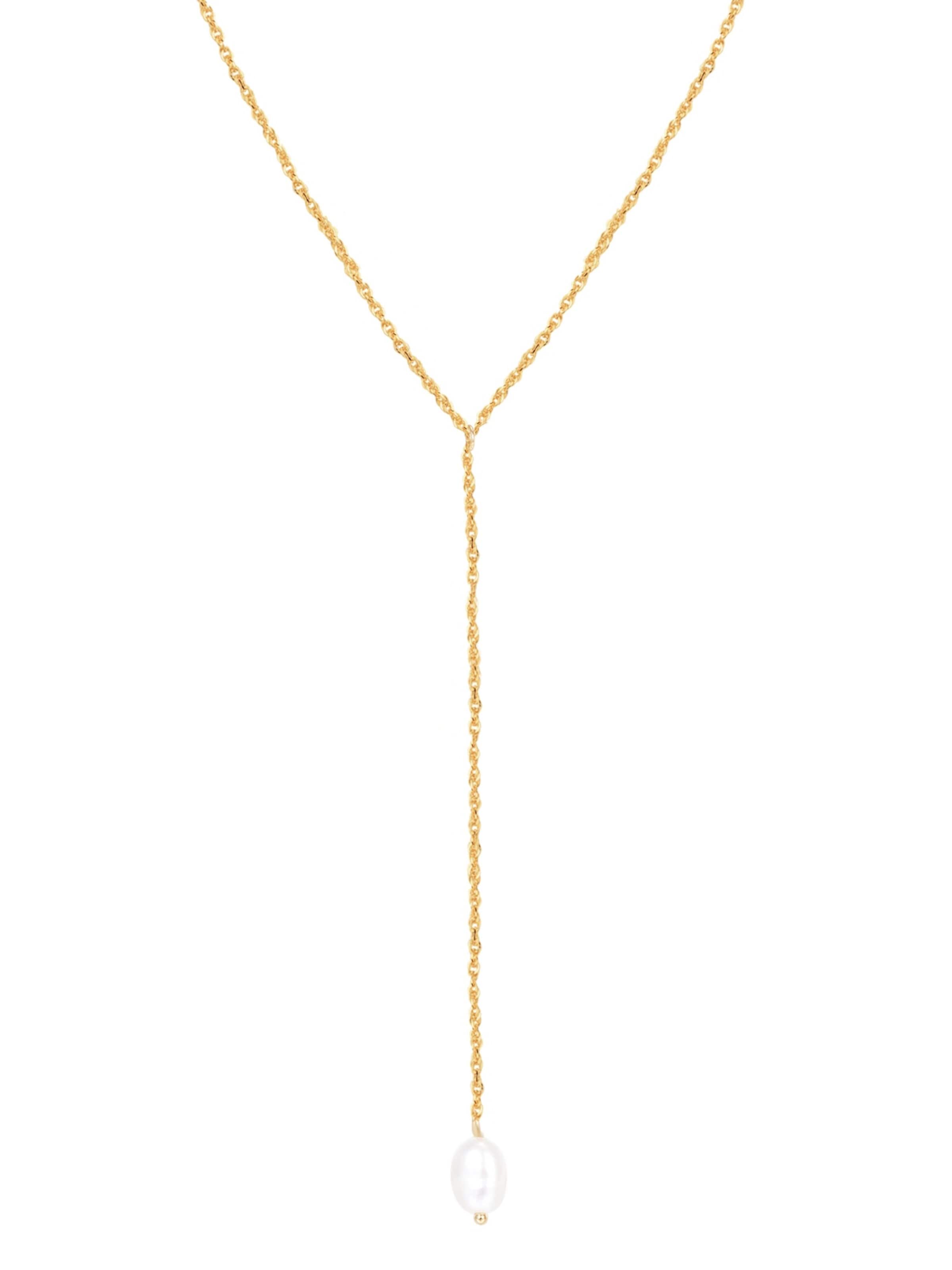 Hey Happiness Ketting 'Pearl Drop' in Goud