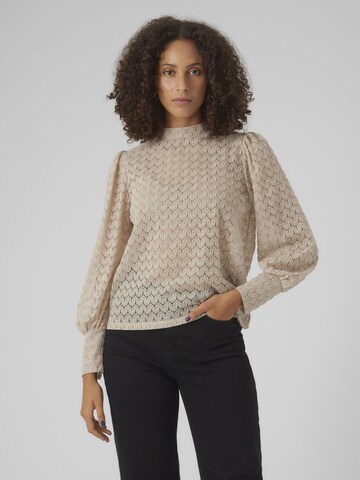 VERO MODA Bluzka 'Becca' w kolorze szary: przód