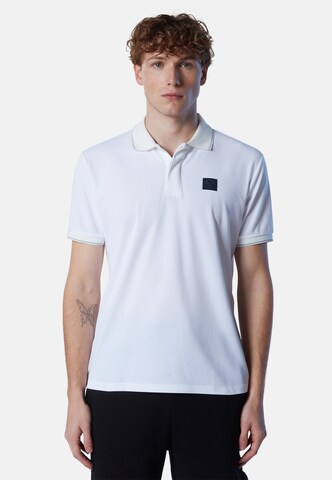North Sails Shirt 'Coolmax' in White: front