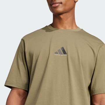 ADIDAS SPORTSWEAR Performance shirt 'Codes Photoreal' in Green