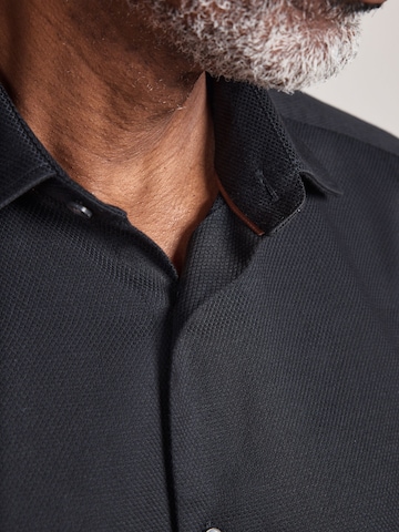 Next Slim fit Button Up Shirt in Black