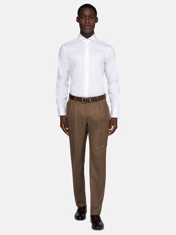Boggi Milano Slim fit Skjorta i vit