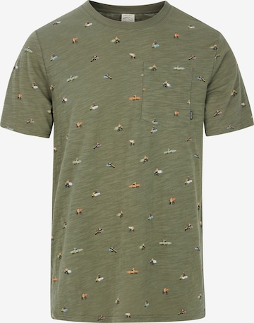 PROTEST Shirt 'PRTCHAREL' in Groen: voorkant