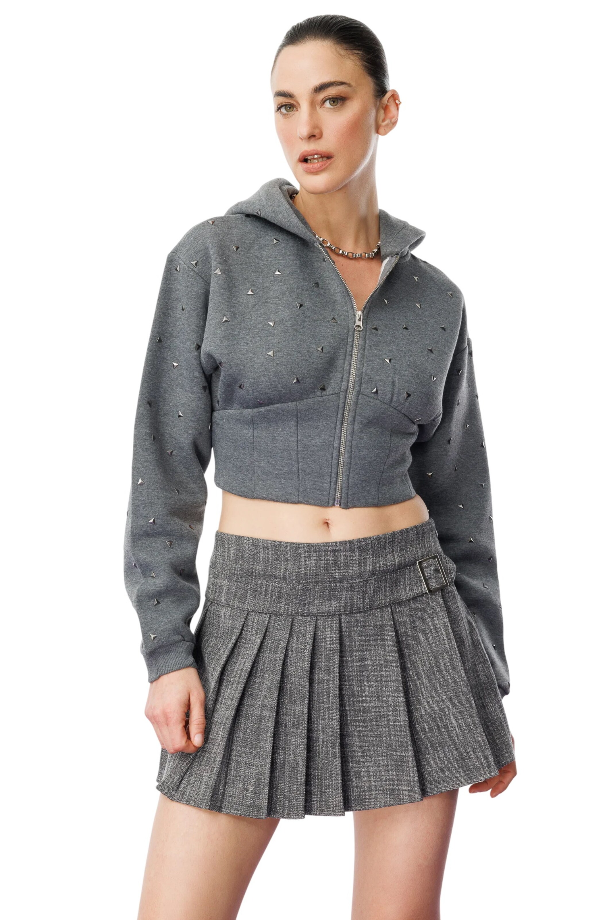 Jupe No Matter What en gris