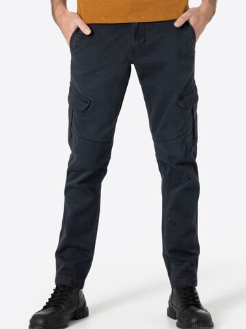 TIMEZONE Regular Cargo Pants 'Niklas' in Blue: front