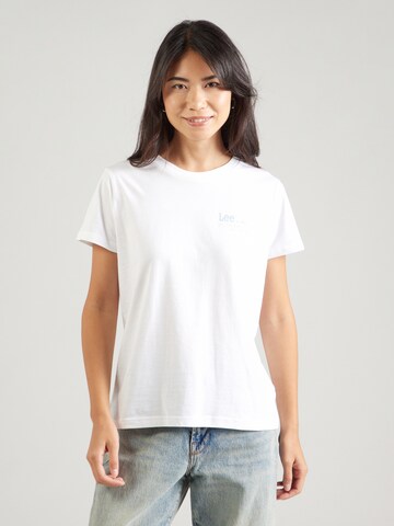 T-shirt Lee en blanc : devant