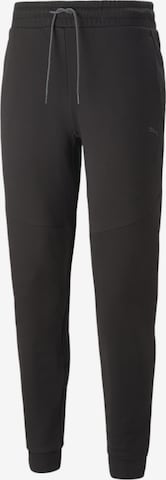 PUMA - Tapered Pantalón en negro: frente