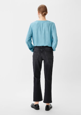 comma casual identity Blouse in Blauw: terug