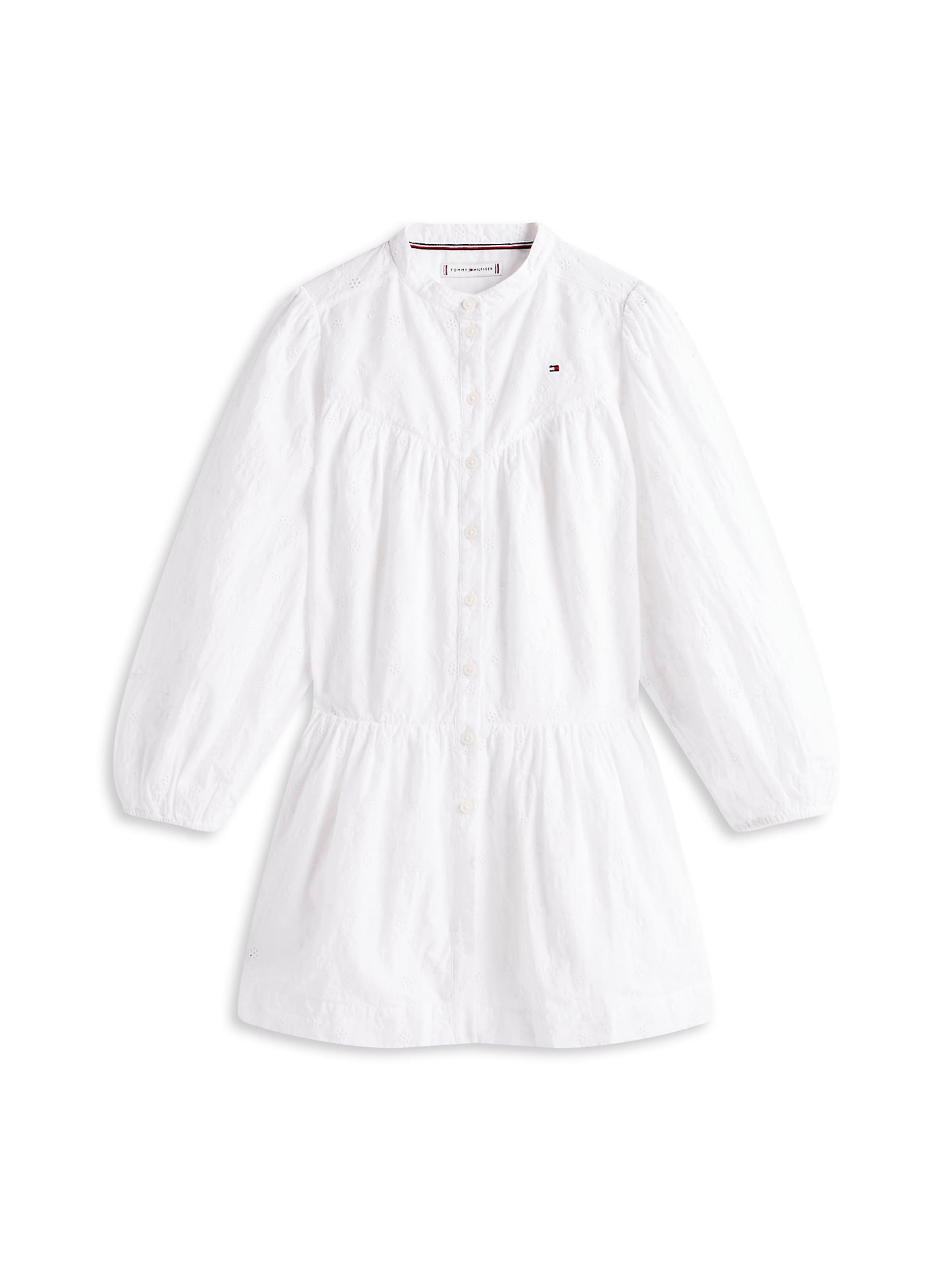 TOMMY HILFIGER Jurk in Wit: voorkant