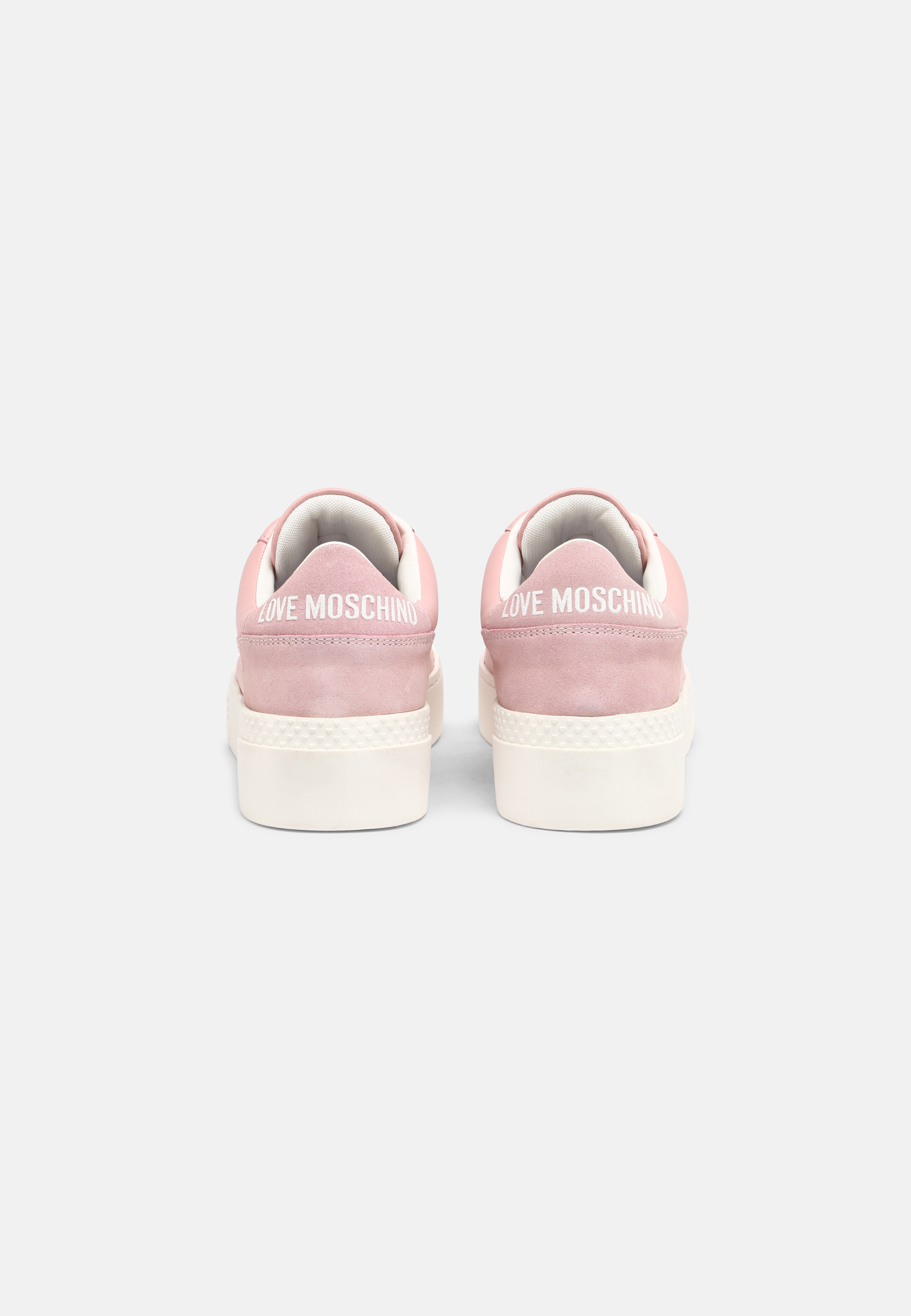 Love Moschino Sneaker Red Heart in Rosa 