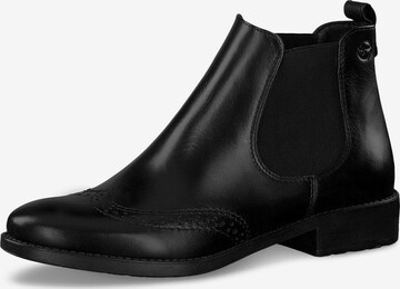 TAMARIS حذاء تشيلسي بلون أسود: الأمام