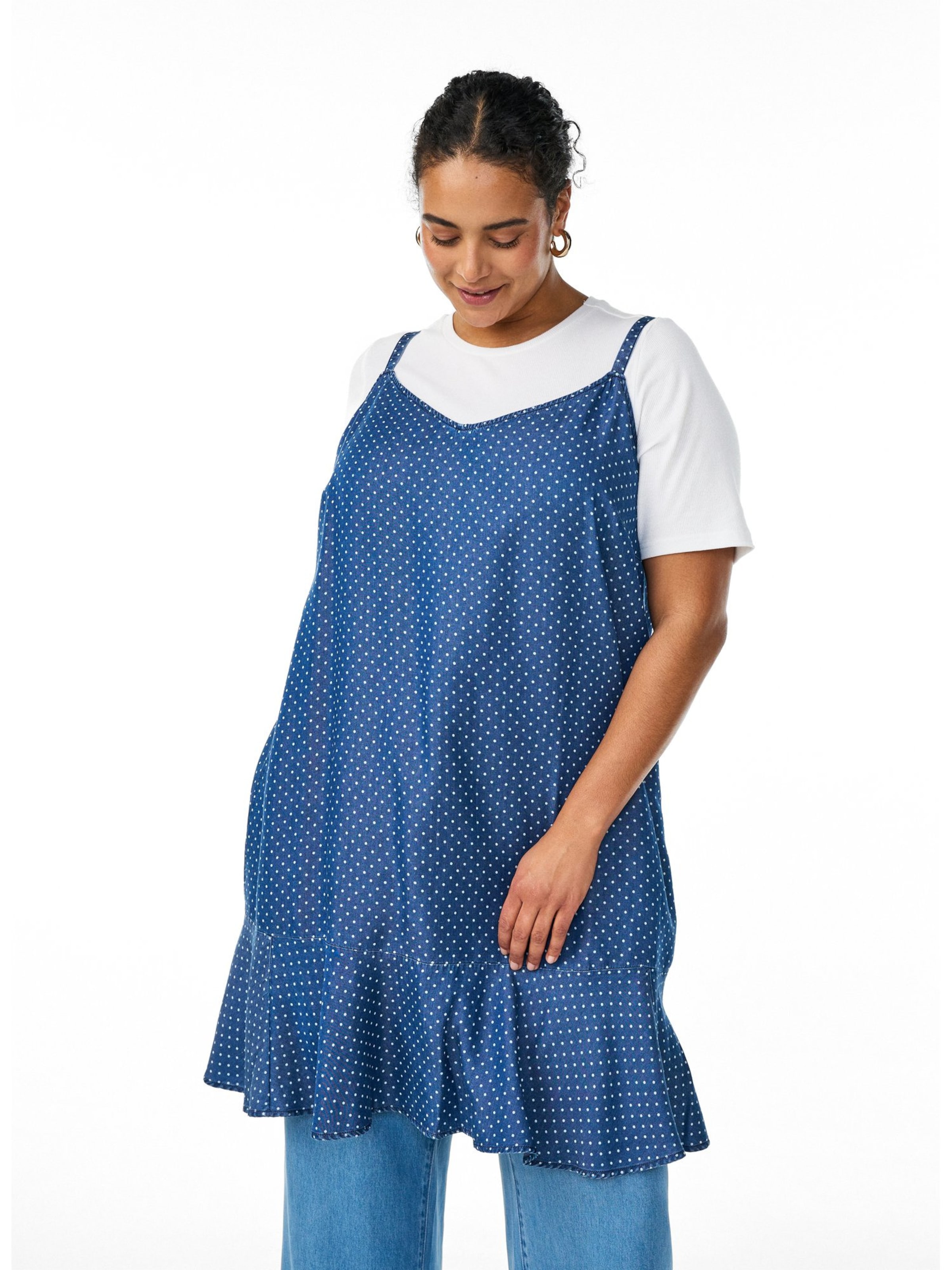 zils Zizzi Vasaras kleita 'Vmille': no priekšpuses