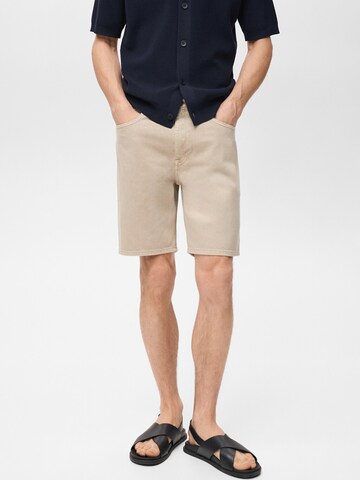 MANGO MAN Regular Jeans 'JAROD' in Grey: front