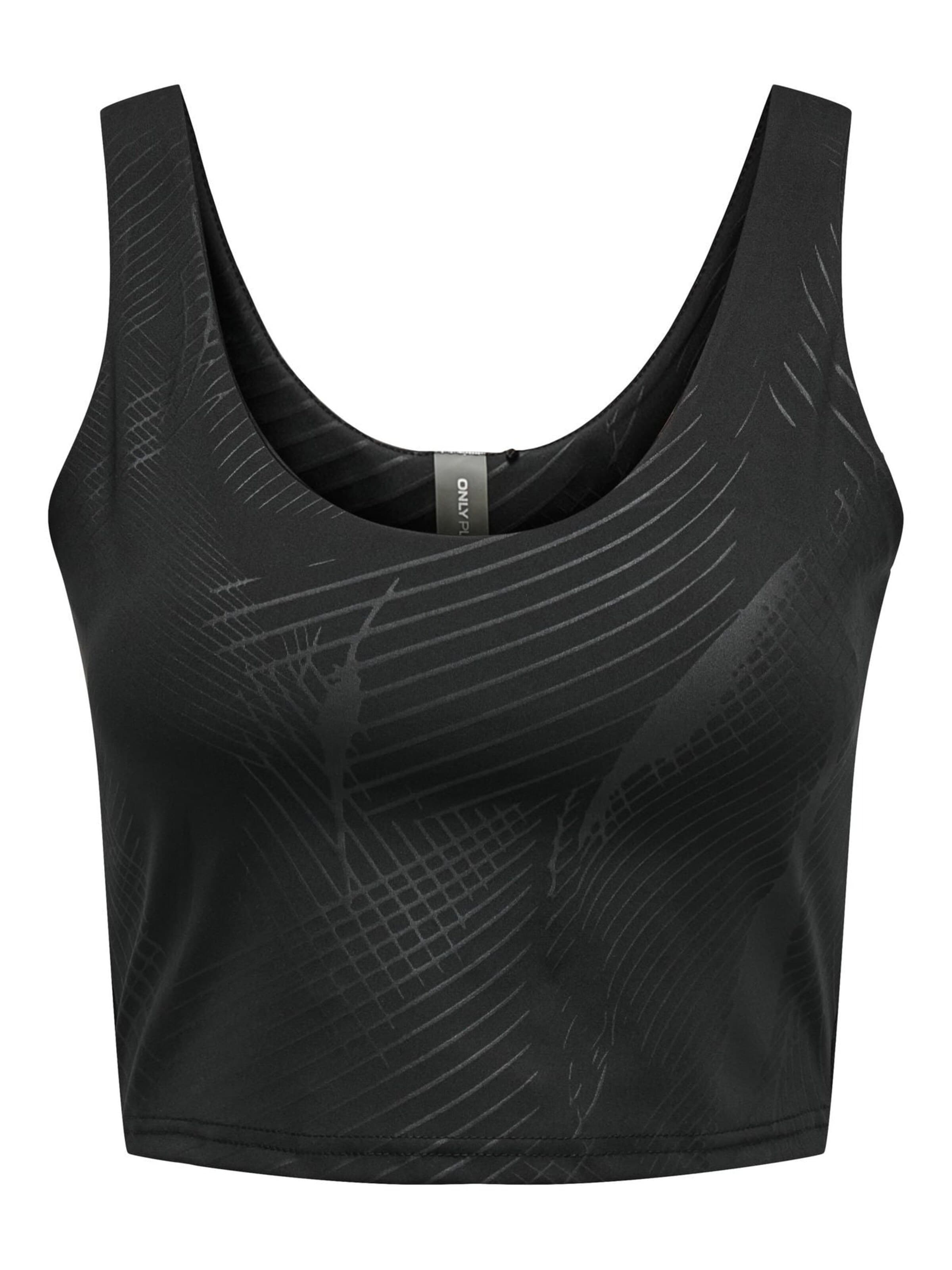 Top sportivo in XS ONLY PLAY di colore nero, Visualizzazione prodotti