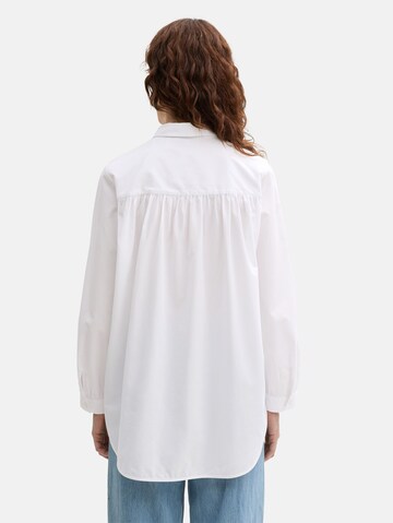 TOM TAILOR Bluse in Weiß