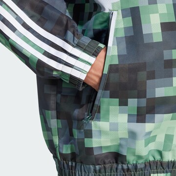 Geacă de primăvară-toamnă 'Adidas Originals x Minecraft' de la ADIDAS ORIGINALS pe albastru