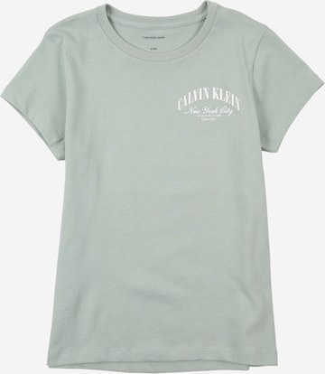 Calvin Klein Jeans T-shirt i grön: framsida
