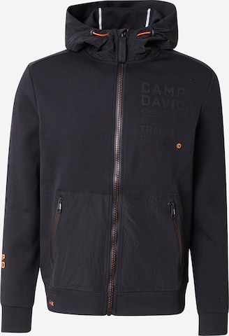 CAMP DAVID Sweat jacket in Navy Sky Blue ABOUT YOU