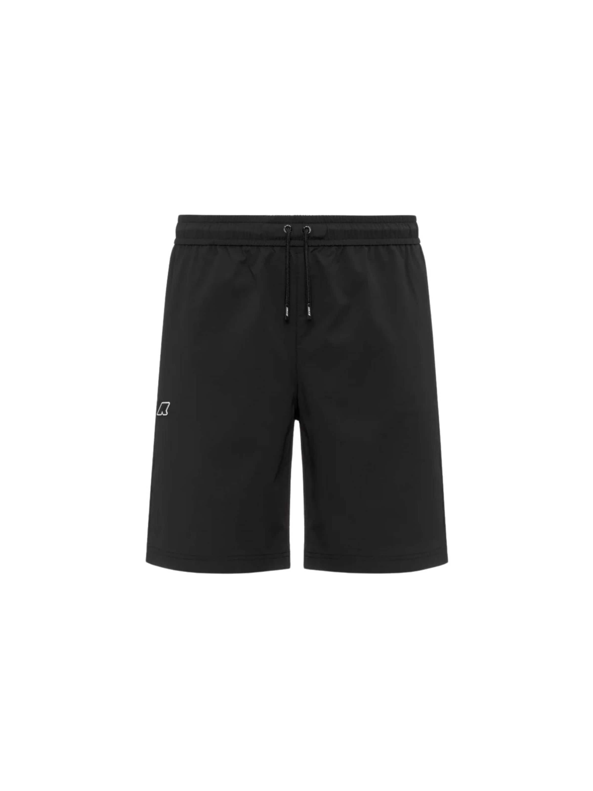 K-Way Outdoor trousers 'K-WAY NESILIER TRAVEL BERMUDA' in Black: front