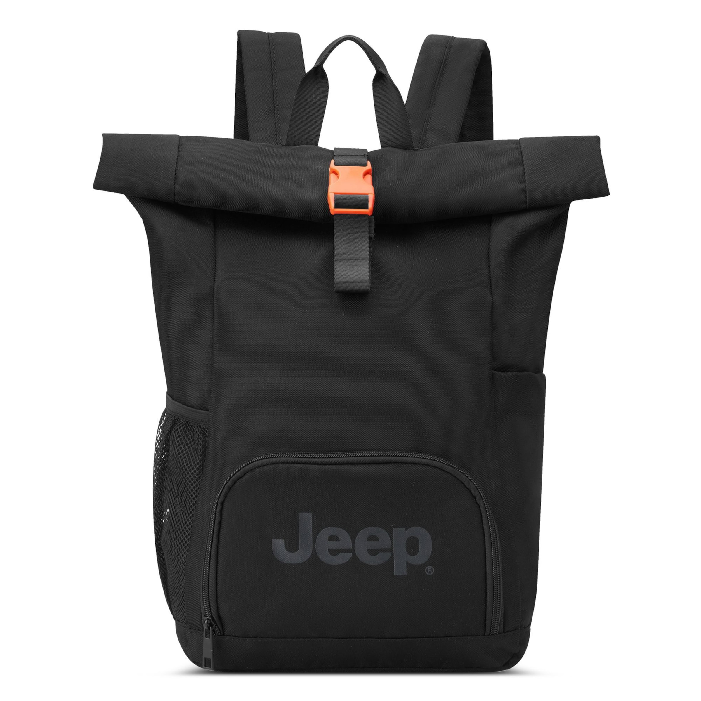 Zaino 'JS016D' di Jeep in nero: frontale
